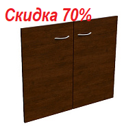 Двери деревянные низкие STEEL 11554 Дуб Темный