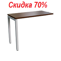 Брифинг-приставка Steel 11700 каркас белый