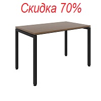 Стол рабочий Steel 11140+11101 Дуб Темный / Антрацит