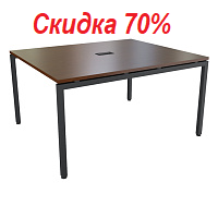 Стол переговоров STEEL 11701 каркас антрацит Дуб Темный