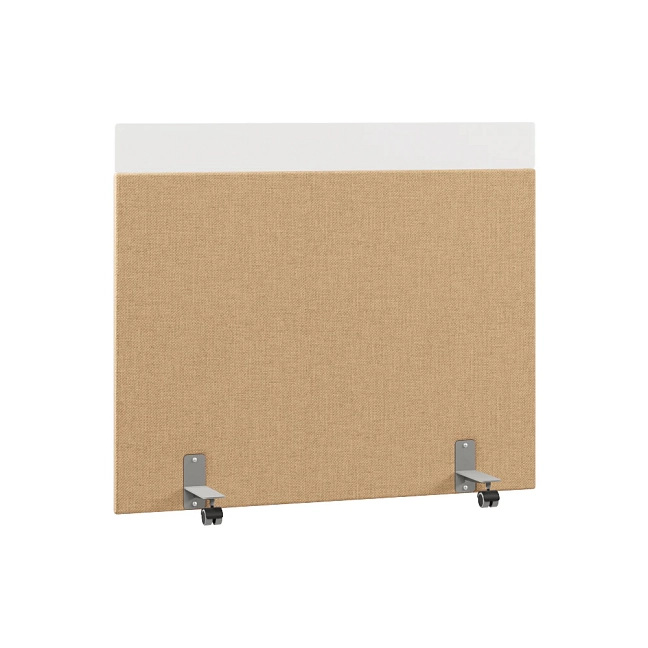 Перегородка акустическая на роликовых опорах Призма ПЗ.АЛ.Р-140/120 Рогожка Kiton 03