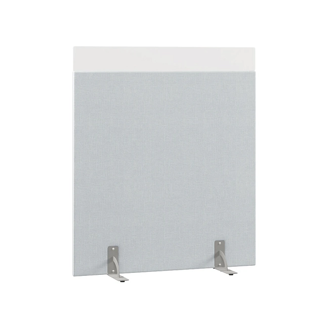 Перегородка акустическая на стационарных опорах Призма ПЗ.АЛ.С-120/150 Ткань Ромео 013