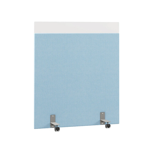 Перегородка акустическая на роликовых опорах Призма ПЗ.АЛ.Р-120/150 Ткань Ромео 09