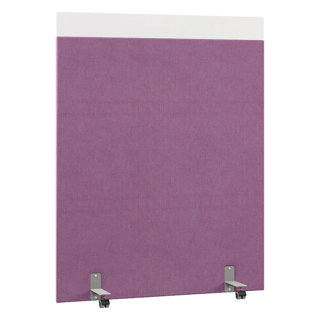 Перегородка акустическая на роликовых опорах Призма ПЗ.АЛ.Р-140/180 Ткань Ромео 06