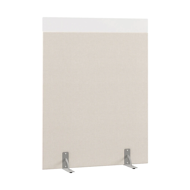 Перегородка акустическая на стационарных опорах Призма ПЗ.АЛ.С-120/160 Ткань Ромео 02