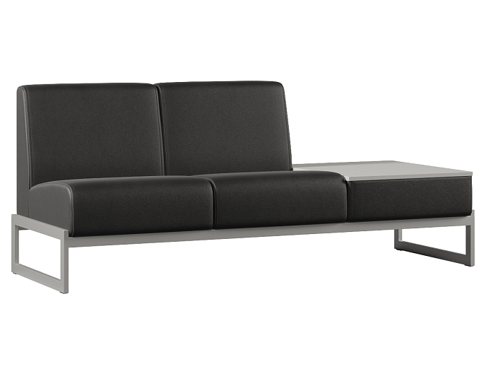 Двухместный диван со столиком слева Smart SM-02 SM-02.ST(L) Экокожа Oregon 16