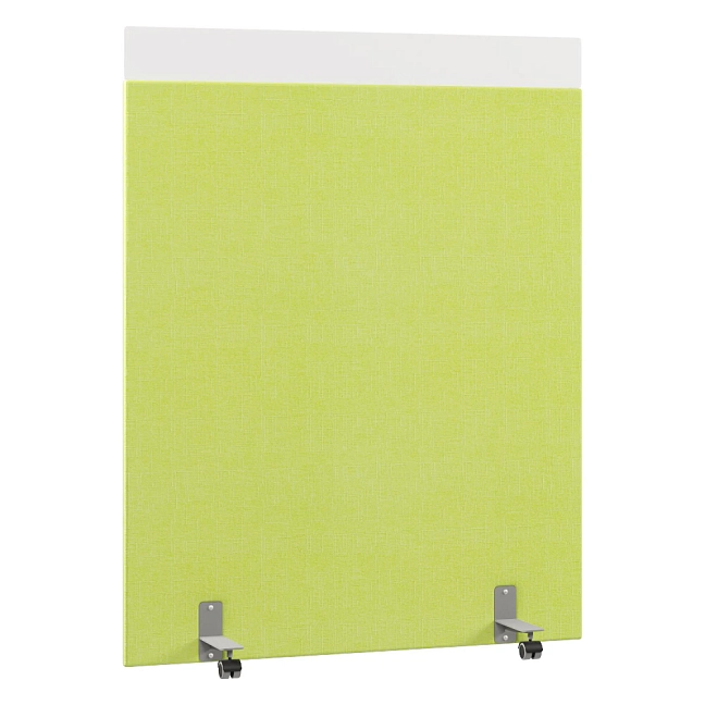 Перегородка акустическая на роликовых опорах Призма ПЗ.АЛ.Р-140/180 Ткань Ромео 07