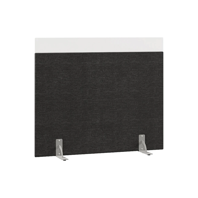 Перегородка акустическая на стационарных опорах Призма ПЗ.АЛ.С-140/120 Ткань Ромео 012