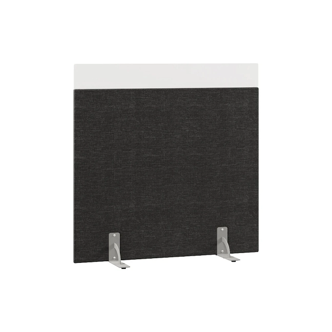 Перегородка акустическая на стационарных опорах Призма ПЗ.АЛ.С-120/120 Ткань Ромео 012