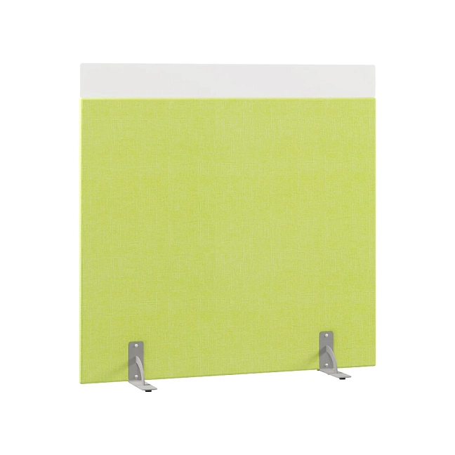 Перегородка акустическая на стационарных опорах Призма ПЗ.АЛ.С-140/140 Ткань Ромео 07