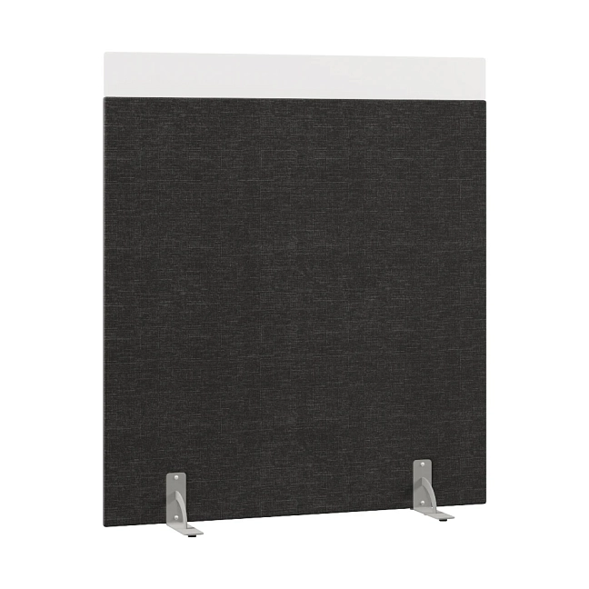 Перегородка акустическая на стационарных опорах Призма ПЗ.АЛ.С-140/160 Ткань Ромео 012