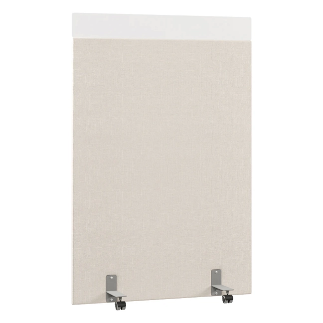 Перегородка акустическая на роликовых опорах Призма ПЗ.АЛ.Р-120/180 Ткань Ромео 02