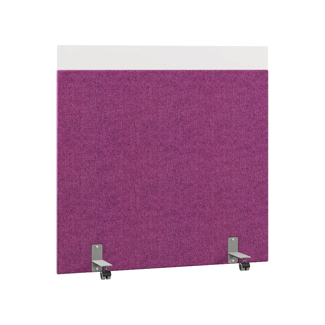 Перегородка акустическая на роликовых опорах Призма ПЗ.АЛ.Р-140/140 Рогожка Kiton 14