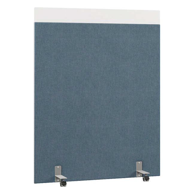 Перегородка акустическая на роликовых опорах Призма ПЗ.АЛ.Р-140/180 Ткань Ромео 010