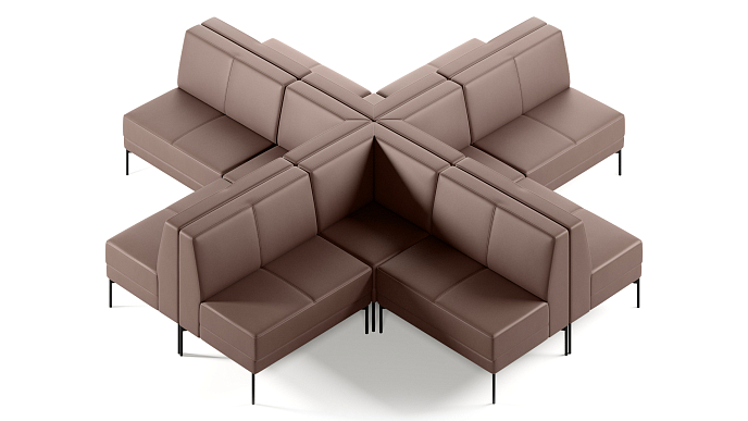 Диван Статус Комплект №38 Экокожа Oregon 26