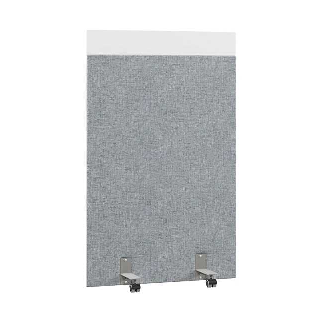 Перегородка акустическая на роликовых опорах Призма ПЗ.АЛ.Р-70/160 Рогожка Kiton 06