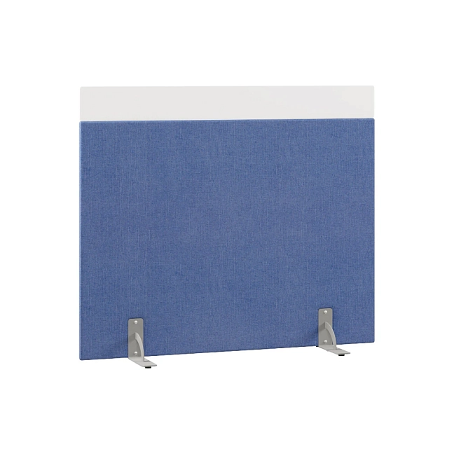 Перегородка акустическая на стационарных опорах Призма ПЗ.АЛ.С-140/120 Ткань Ромео 011