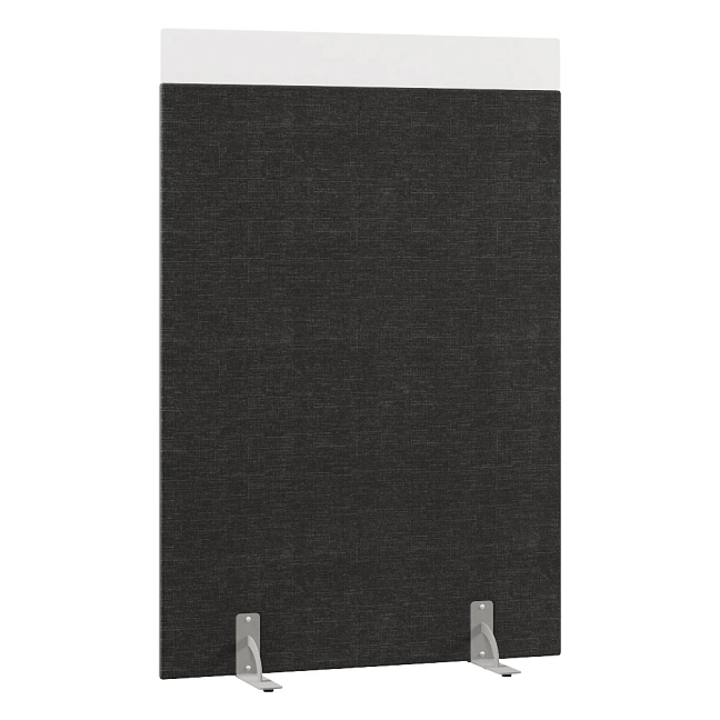 Перегородка акустическая на стационарных опорах Призма ПЗ.АЛ.С-120/180 Ткань Ромео 012