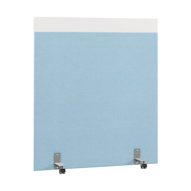 Перегородка акустическая на роликовых опорах Призма ПЗ.АЛ.Р-140/160 Ткань Ромео 09