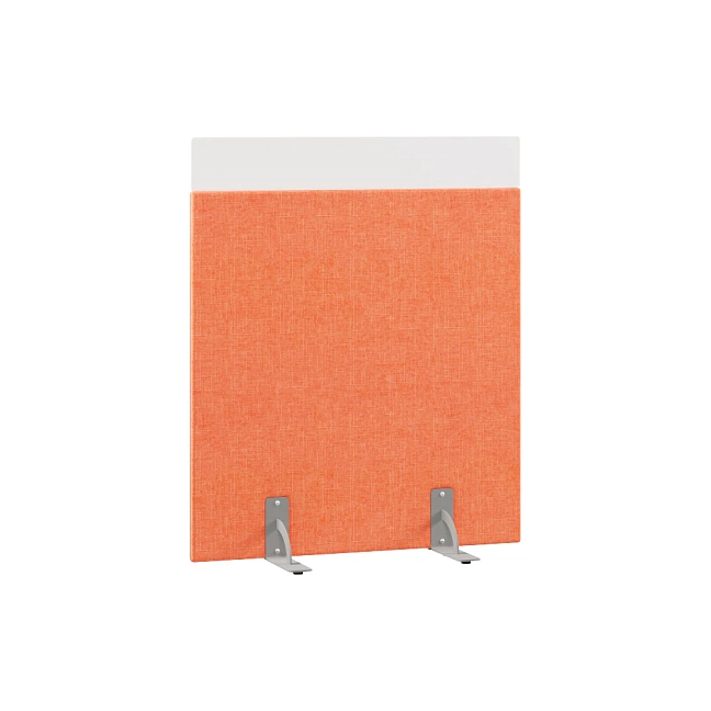 Перегородка акустическая на стационарных опорах Призма ПЗ.АЛ.С-80/120 Ткань Ромео 08