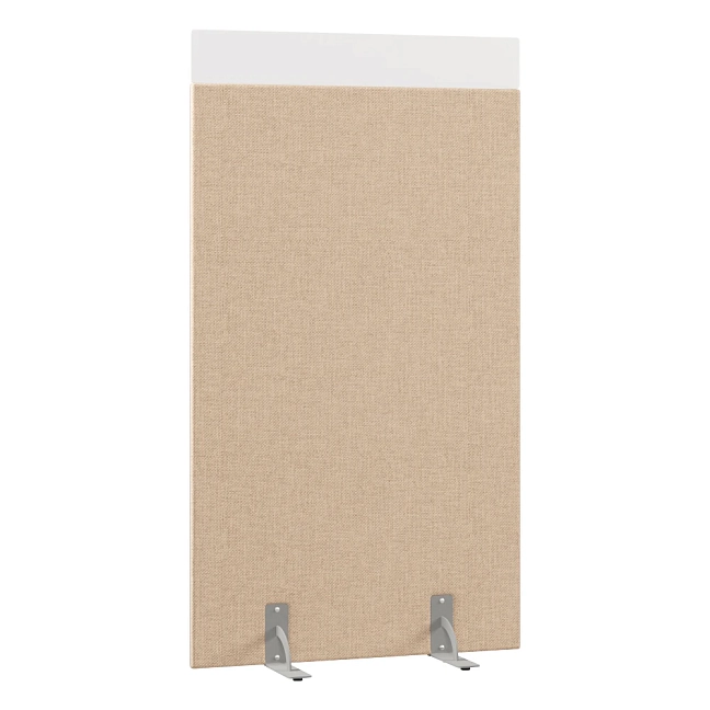 Перегородка акустическая на стационарных опорах Призма ПЗ.АЛ.С-80/180 Рогожка Kiton 02