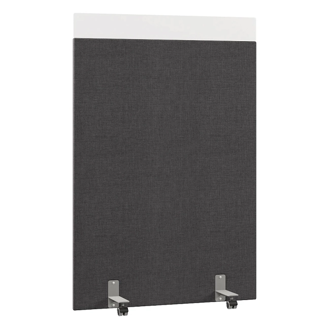 Перегородка акустическая на роликовых опорах Призма ПЗ.АЛ.Р-120/180 Рогожка Kiton 07