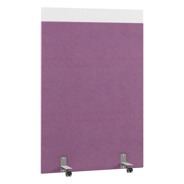 Перегородка акустическая на роликовых опорах Призма ПЗ.АЛ.Р-120/180 Ткань Ромео 06