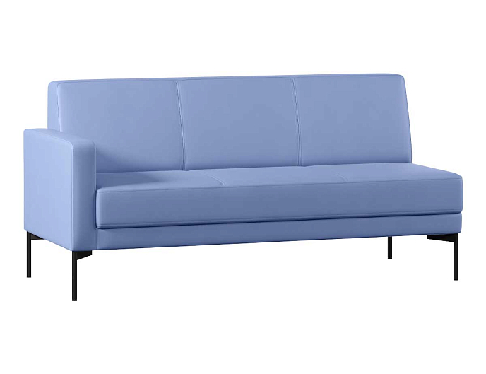 Диван с подлокотником трехместный правый Статус СТ-1П.03(П) Экокожа Oregon 03