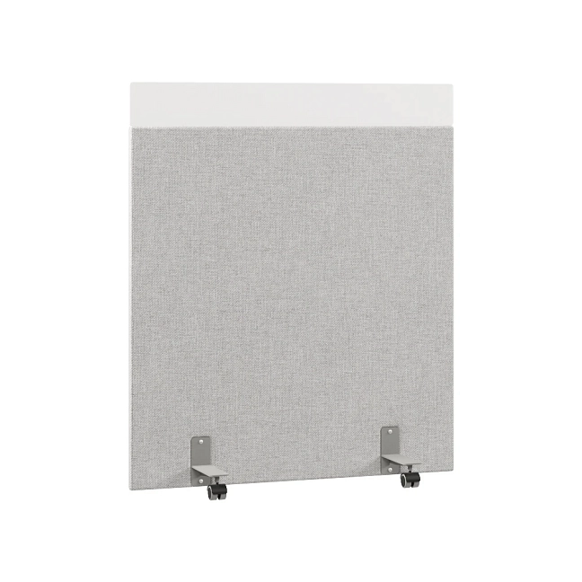 Перегородка акустическая на роликовых опорах Призма ПЗ.АЛ.Р-120/140 Рогожка Kiton 05