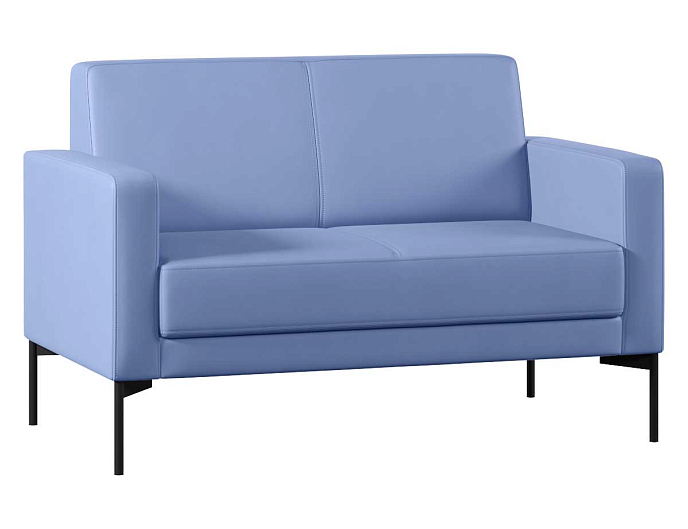 Двухместный диван с подлокотниками Статус СТ-П.02 Экокожа Oregon 03