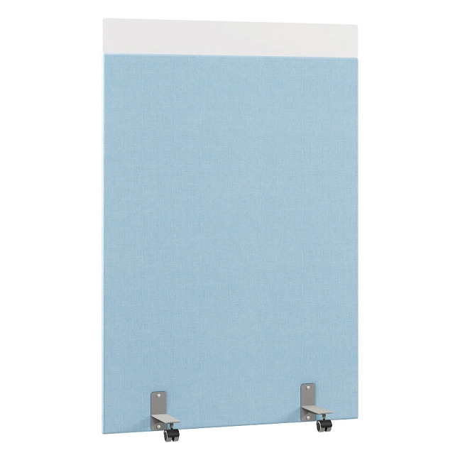 Перегородка акустическая на роликовых опорах Призма ПЗ.АЛ.Р-120/180 Ткань Ромео 09