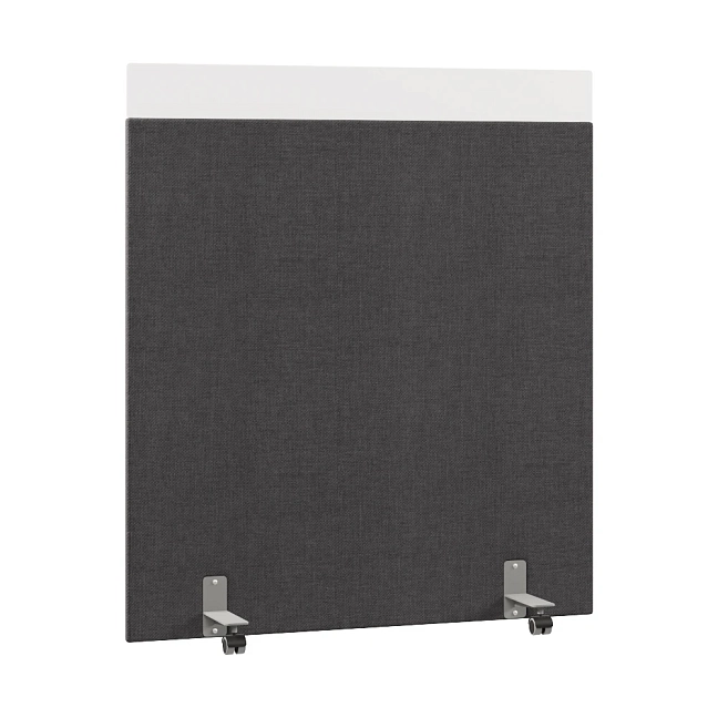 Перегородка акустическая на роликовых опорах Призма ПЗ.АЛ.Р-140/160 Рогожка Kiton 07