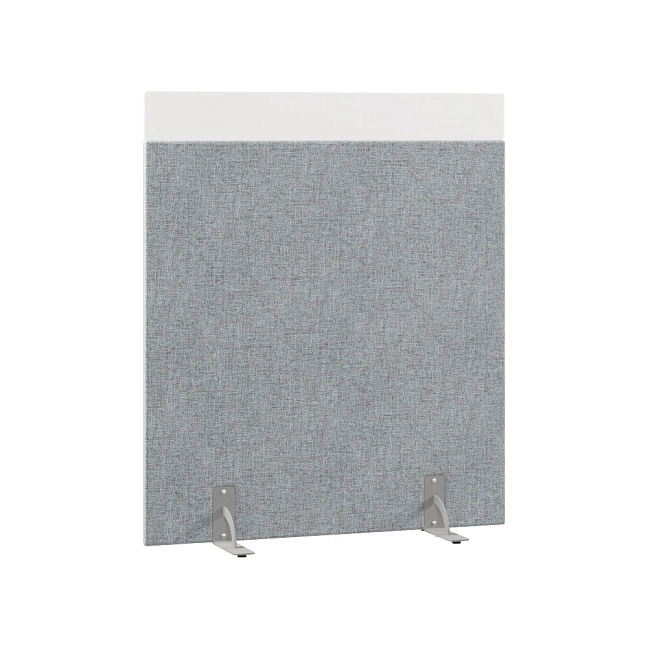 Перегородка акустическая на стационарных опорах Призма ПЗ.АЛ.С-120/150 Рогожка Kiton 06