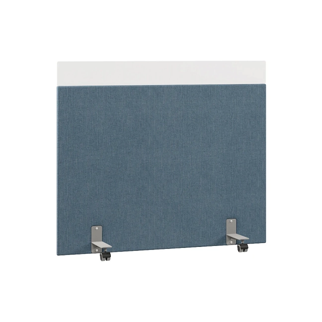 Перегородка акустическая на роликовых опорах Призма ПЗ.АЛ.Р-140/120 Ткань Ромео 010