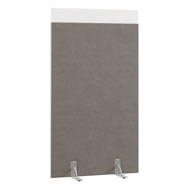 Перегородка акустическая на стационарных опорах Призма ПЗ.АЛ.С-80/180 Ткань Ромео 05