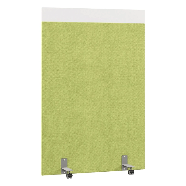 Перегородка акустическая на роликовых опорах Призма ПЗ.АЛ.Р-120/180 Рогожка Kiton 08