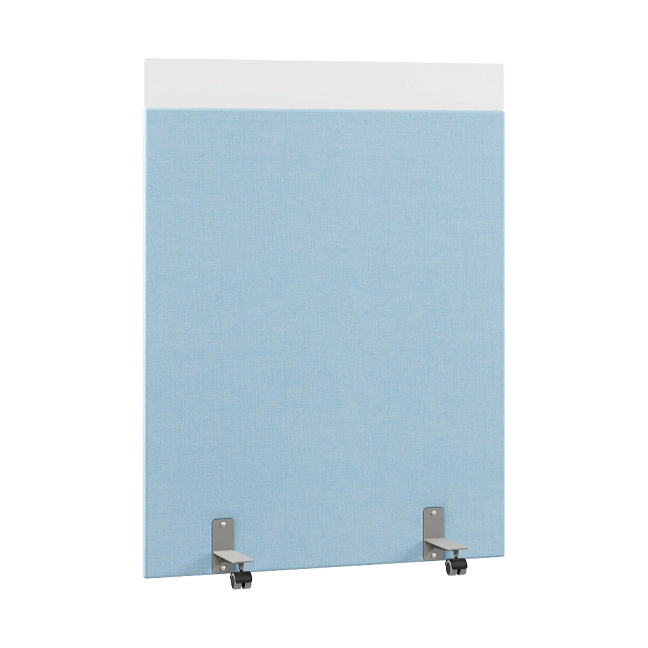 Перегородка акустическая на роликовых опорах Призма ПЗ.АЛ.Р-120/160 Ткань Ромео 09