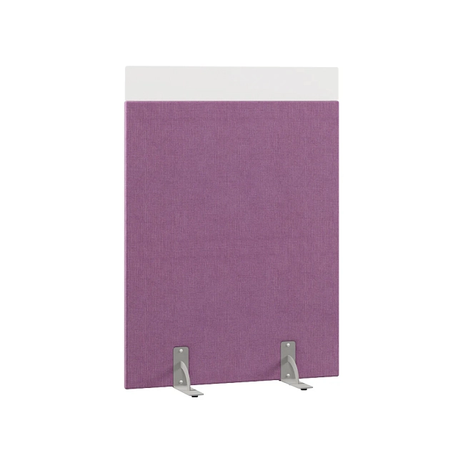 Перегородка акустическая на стационарных опорах Призма ПЗ.АЛ.С-100/150 Ткань Ромео 06