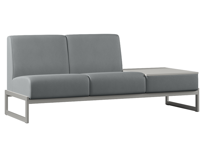 Двухместный диван со столиком слева Smart SM-02 SM-02.ST(L) Экокожа Oregon 17