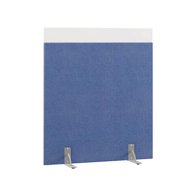 Перегородка акустическая на стационарных опорах Призма ПЗ.АЛ.С-120/150 Ткань Ромео 011