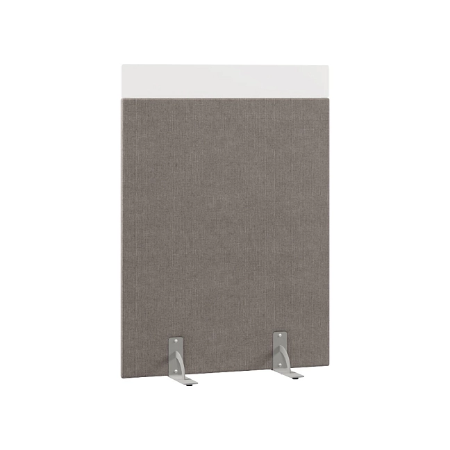 Перегородка акустическая на стационарных опорах Призма ПЗ.АЛ.С-80/140 Ткань Ромео 05