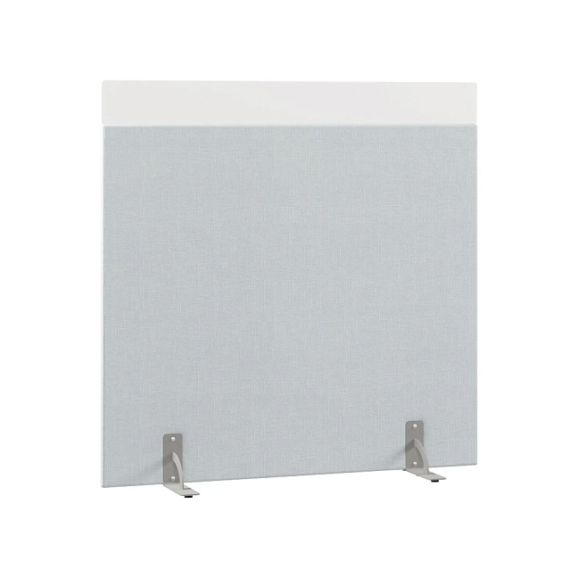 Перегородка акустическая на стационарных опорах Призма ПЗ.АЛ.С-140/150 Ткань Ромео 013