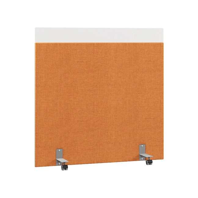 Перегородка акустическая на роликовых опорах Призма ПЗ.АЛ.Р-140/140 Рогожка Kiton 09