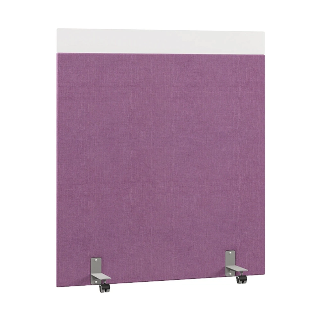 Перегородка акустическая на роликовых опорах Призма ПЗ.АЛ.Р-140/160 Ткань Ромео 06