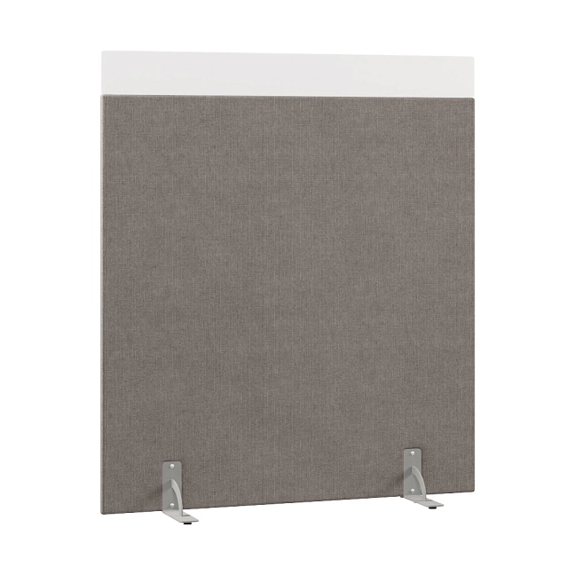 Перегородка акустическая на стационарных опорах Призма ПЗ.АЛ.С-140/160 Ткань Ромео 05