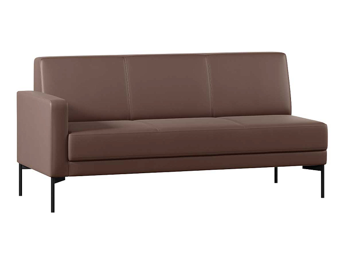 Диван с подлокотником трехместный правый Статус СТ-1П.03(П) Экокожа Oregon 26