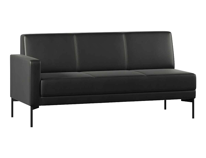 Диван с подлокотником трехместный правый Статус СТ-1П.03(П) Экокожа Oregon 16