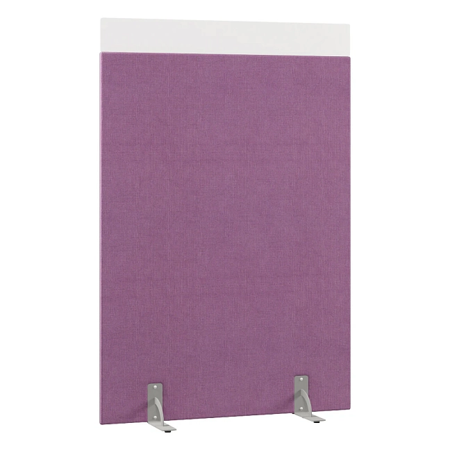 Перегородка акустическая на стационарных опорах Призма ПЗ.АЛ.С-120/180 Ткань Ромео 06