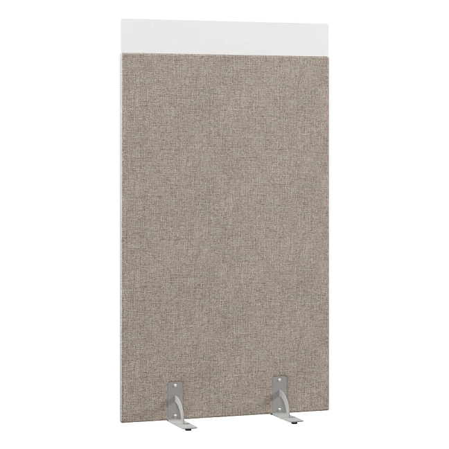 Перегородка акустическая на стационарных опорах Призма ПЗ.АЛ.С-80/180 Рогожка Kiton 04