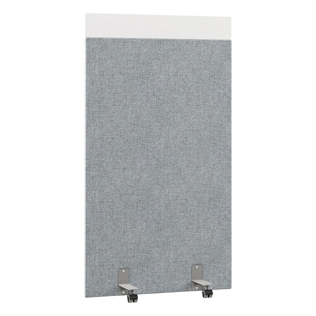 Перегородка акустическая на роликовых опорах Призма ПЗ.АЛ.Р-100/180 Рогожка Kiton 06